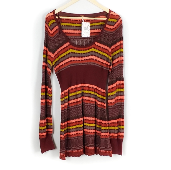 free people striped sweater dress